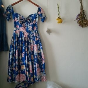 Laura Ashley vintage floral dress